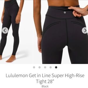 Lululemon Get in Line super high-rise tight